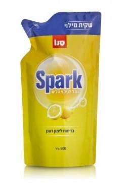 Rezerva Detergent lichid pentru vase Sano Spark 500ml Lamaie. Poza 1