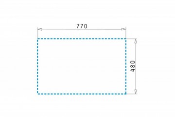 Chiuveta granit Pyramis KARTESIO 79x50 1B 1D Black. Poza 3