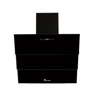 Hota Decorativa Tornado Megas 1200 (60) LED, clasa A, 1 motor Turbo, latime 60 cm, 4 viteze, absorbtie 1200 m3/ora, filtru anti-grasimi aluminiu 5 straturi, Negru. Poza 2