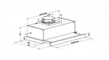 Poza Set Pyramis COMFORT POWER SLIDING compus din cuptor electric, plita cu gaz si hota telescopica