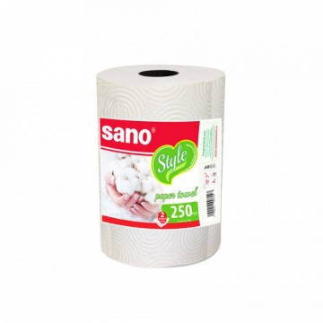 Poza Prosop de hartie monorola Sano Style 2 straturi 250 foi
