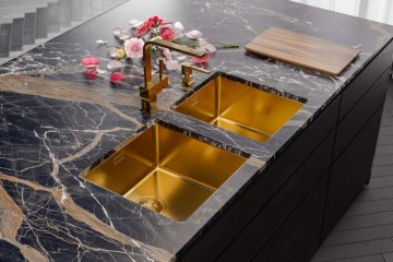 Poza Chiuveta bucatarie Alveus Kombino 20 Monarch gold, auriu