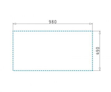 Chiuveta granit TEKTON 100x51 1B 1D ST Beige