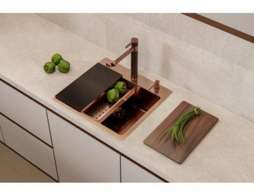 Poza Chiuveta bucatarie Alveus PURE 70 Monarch bronze, inox