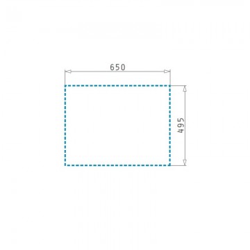 Poza Chiuveta granit Pyramis SIROS 67x51,5 1B alb, 070094601