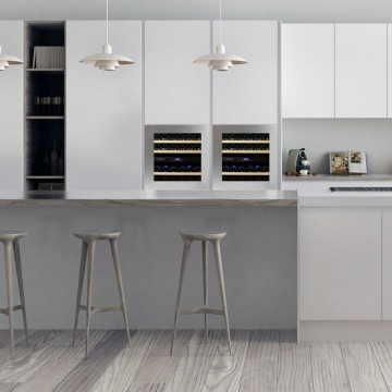 Poza Racitor de vin incorporabil in coloana Dunavox GLANCE-25 DAVG-25.63DSS.TO