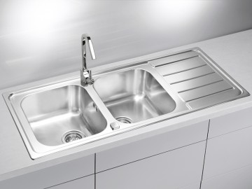 Poza Chiuveta de bucatarie Alveus din inox LINE 100 SATIN