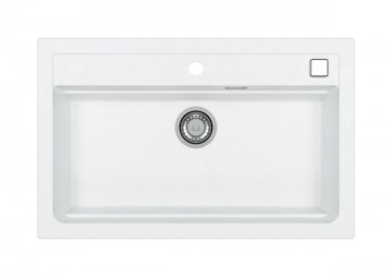 Poza Pachet bucatarie chiuveta si baterie Alveus Atrox 40 si baterie Kati Alb ( Accesorii incluse )