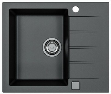 Set chiuveta si baterie bucatarie Alveus CADIT 10 G91/ KATI G91 negru. Poza 1