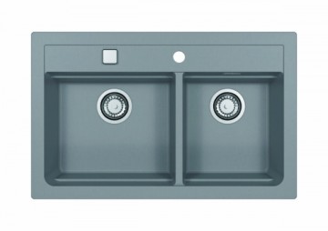 Set chiuveta si baterie bucatarie Alveus ATROX 50 G81/ KATI G81 gri. Poza 1