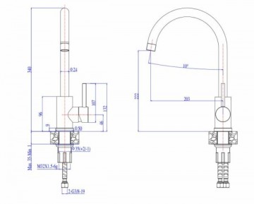 Poza Set chiuveta de bucatarie Alveus Cadit 40 si baterie Kati ARTIC alb + tocator