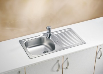 Poza Chiuveta de bucatarie Alveus din inox BASIC 150 SATIN DREAPTA