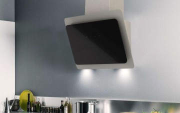 Hota decorativa Pyramis VETRIO Black Glass 90cm 065039601. Poza 2