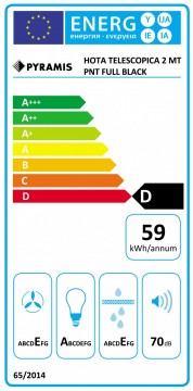 Poza Hota telescopica Pyramis Sliding ATM2 Full Black 2023000578
