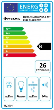 Poza Hota telescopica Pyramis Sliding ATM1 Full Black 2023000576