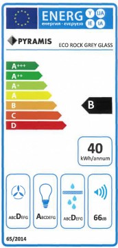 Poza Hota telescopica Pyramis MDER Power Grey Glass 202300387