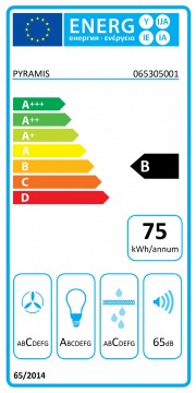 Poza Hota total incorporabila Pyramis Turbo EF 52cm 065305001