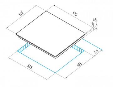 Poza Set cuptor electric incorporabil plus plita plus plita electrica plus hota telescopica Pyramis 23P Black 202300634