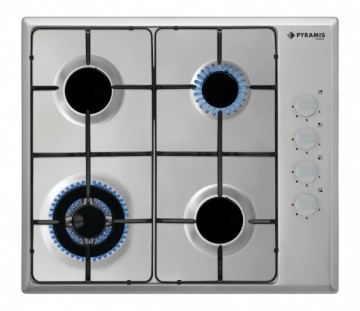 Poza Pachet electrocasnice bucatarie cuptor incorporabil si plita Pyramis Megalo Premium Inox 2P 202300517