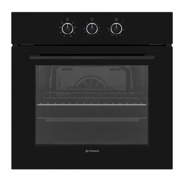 Poza Pachet electrocasnice bucatarie cuptor plus plita Pyramis Megalo Premium Black 1P 202300511