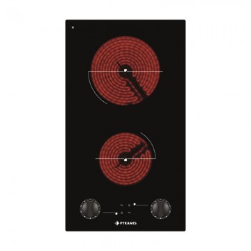 Poza Plita electrica domino Pyramis PHC31233FMB Black Glass 174020121