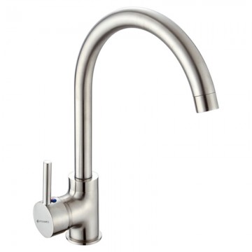 Poza Set chiuveta incastrabila inox FEDRA EXTRA 100 LN si baterie BELLO crom 101230801BLO