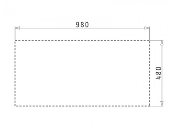 Poza Set chiuveta inox incastrabila FEDRA EXTRA 100 SM si baterie BELLO crom  107172601BLO