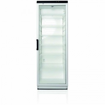 Poza Frigider vitrină profesional Beko ADN 203/1 BP, cu roți, 6 rafturi reglabile, ușă din sticlă, 60x173cm