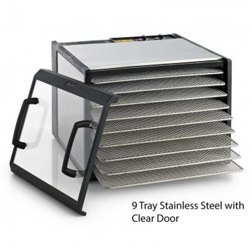 Poza Excalibur deshidrator cu 9 tavi si timer complet din inox cu usa transparenta