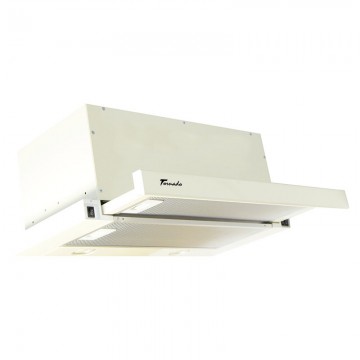 Hota Telescopica Incorporabila Tornado Storm 1200 (60), 1 motor, latime 60 cm, 3 viteze, absorbtie 1200 m3/ora, Bej