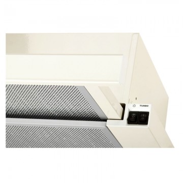 Hota Telescopica Incorporabila Tornado Storm 1200 (60), 1 motor, latime 60 cm, 3 viteze, absorbtie 1200 m3/ora, Bej