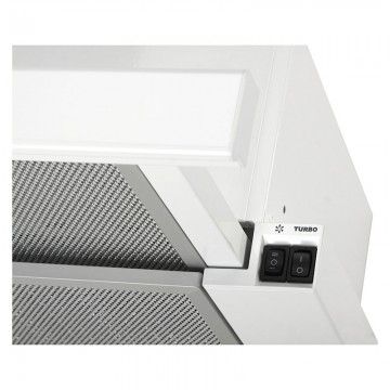 Hota Telescopica Incorporabila Tornado Storm 1200 (60), 1 motor, latime 60 cm, 3 viteze, absorbtie 1200 m3/ora, Alb