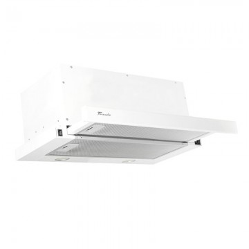 Hota Telescopica Incorporabila Tornado Storm 1200 (60), 1 motor, latime 60 cm, 3 viteze, absorbtie 1200 m3/ora, Alb