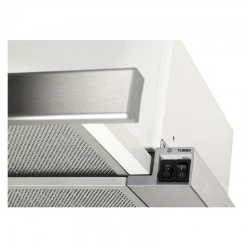 Hota Telescopica Incorporabila Tornado Storm 1200 (60), 1 motor, latime 60 cm, 3 viteze, absorbtie 1200 m3/ora, Inox