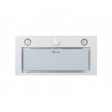 Hota Incorporabila Tornado Modul Glass 750 (60), 1 motor, latime 60 cm, 3 viteze, absorbtie 750 m3/ora, Alb