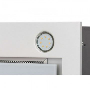 Hota Incorporabila Tornado Modul Glass 750 (60), 1 motor, latime 60 cm, 3 viteze, absorbtie 750 m3/ora, Alb