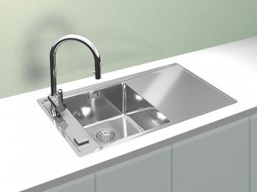 Poza Chiuveta de bucatarie Alveus din inox STRICTO 10 Stanga