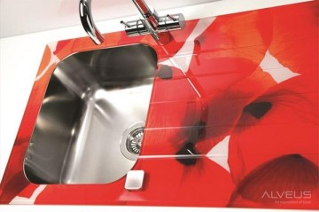 Poza Chiuveta de bucatarie Alveus din sticla GLASSIX 10 PERSONALIZAT