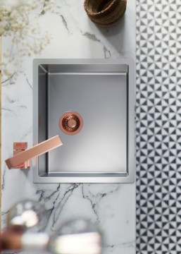Poza Chiuveta de bucatarie Alveus din inox QUADRIX 50 ANTHRACITE