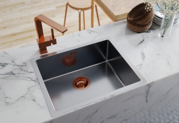 Poza Chiuveta de bucatarie Alveus din inox QUADRIX 50 ANTHRACITE