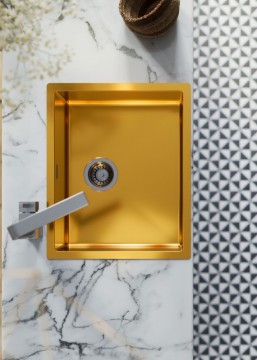 Poza Chiuveta de bucatarie Alveus din inox QUADRIX 50 BRONZE