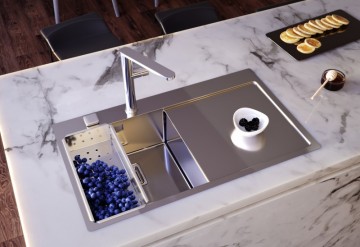 Poza Chiuveta de bucatarie Alveus din inox STYLUX 50 Stanga