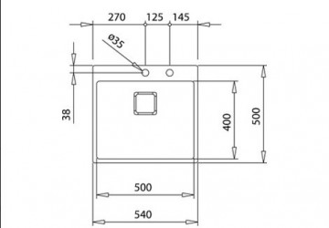 Poza Chiuveta Teka Forlinea RS15 50.40, 540x500cm, inox