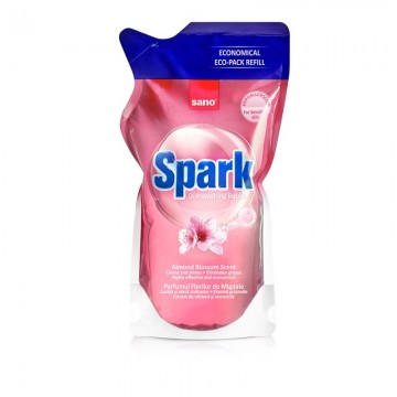 Poza Rezerva Detergent lichid pentru vase Sano Spark 500ml Migdale
