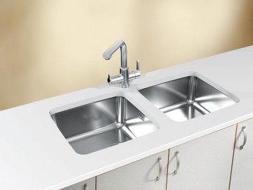 Chiuveta de bucatarie Alveus LUNO 30 inox 400x400. Poza 3
