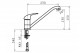 Poza SET INTL 1B 1D SM ST + ACCEL Pyramis Chiuveta Inox INTERNATIONAL 800mm*500mm Essential + Baterie Bucatarie Accel
