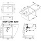 Set chiuveta Alveus Atrox 30 material compozit 590x500mm si baterie Kati Bej, sifon pop up, dispozitiv detergent, tocator, sita, all round inclus. Poza 7
