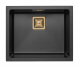 Poza Set bucatarie Alveus Quadrix 50 Negru si Laguna Monarch Bronz + sifon Monarch bronz