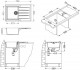 Set chiuveta de bucatarie Alveus Cadit 20 si baterie Kati ARTIC alb. Poza 2
