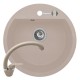 Poza Set chiuveta granit MIDO 1B Ø51 & baterie OSSIA - Beige 070087701OSA